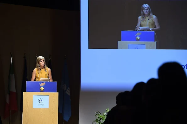 Queen Maxima of the Netherlands attended opening of the Global Forum on (GFRD) Remittances Development 2015