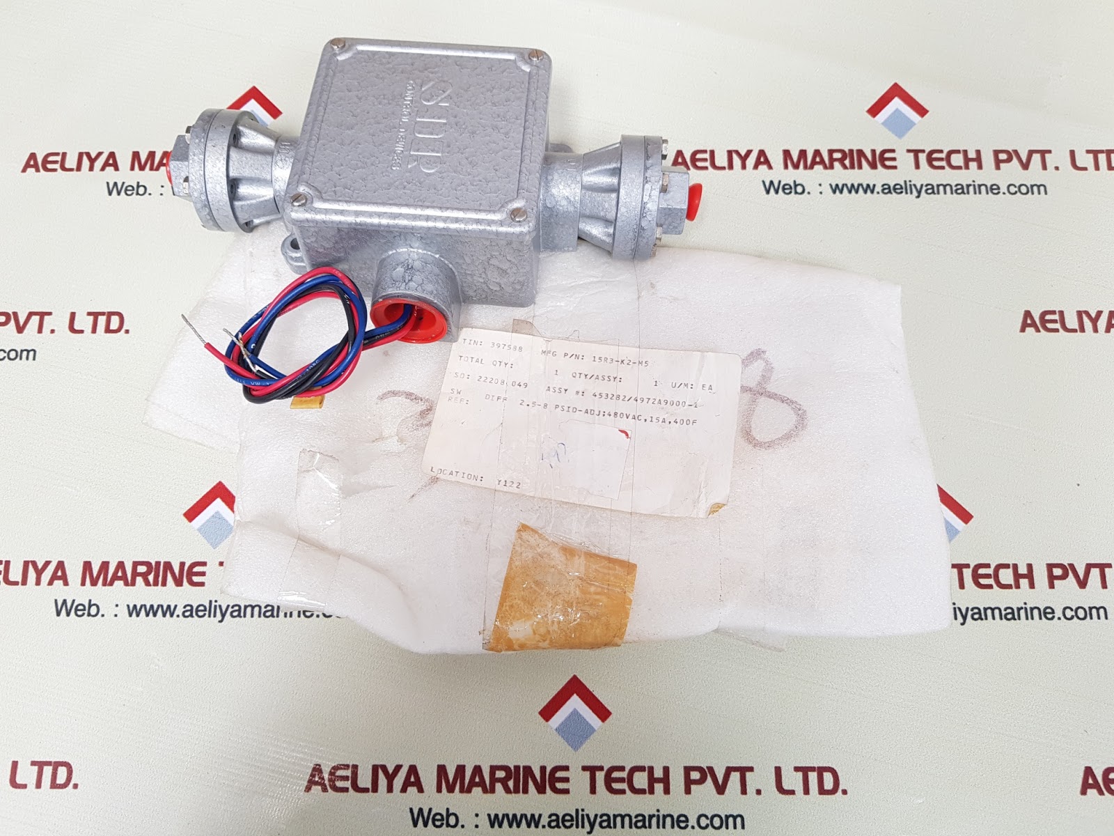 SOR CONTROL 15R3K2M5 PRESSURE DIFFERENCE SWITCH Aeliya Marine