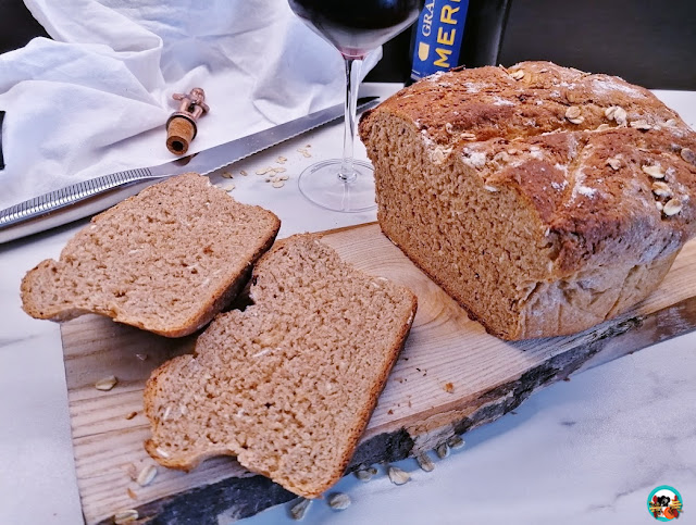 Pan de trigo integral con centeno y avena
