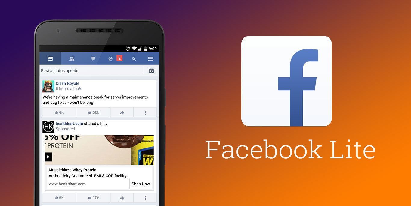 download facebook lite for android