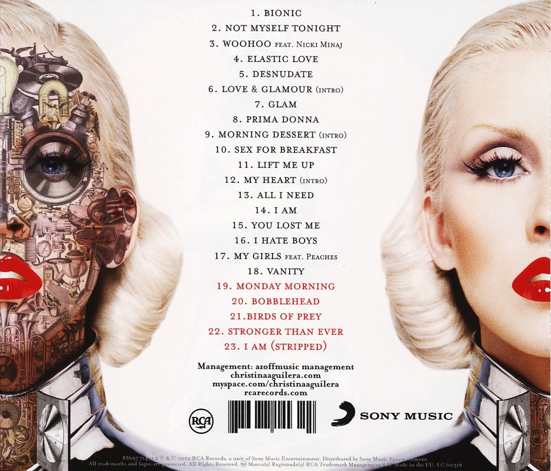 Bionic Album Mi mundo entre notas: CHRISTINA AGUILERA - BIONIC