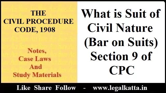 section 9 of civil procedure code