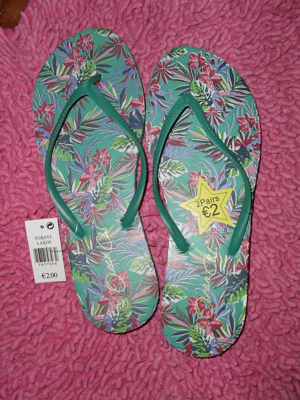 primark flip flops 90p