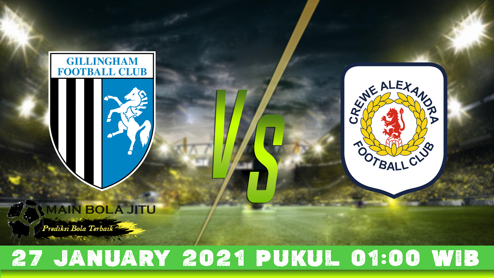 Prediksi Bola Gillingham Vs Crewe Alexandra