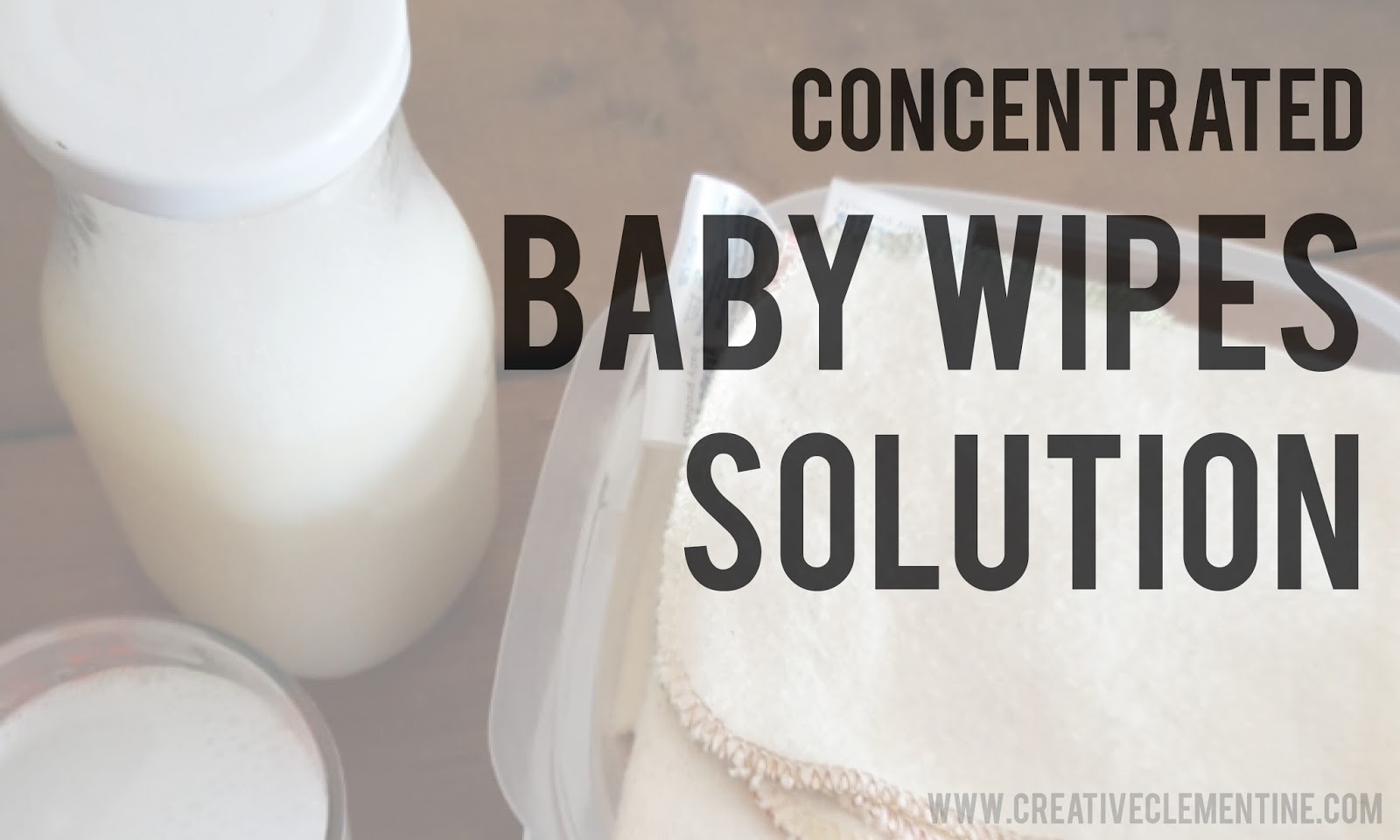 Cloth Baby Wipes Solution Recipe