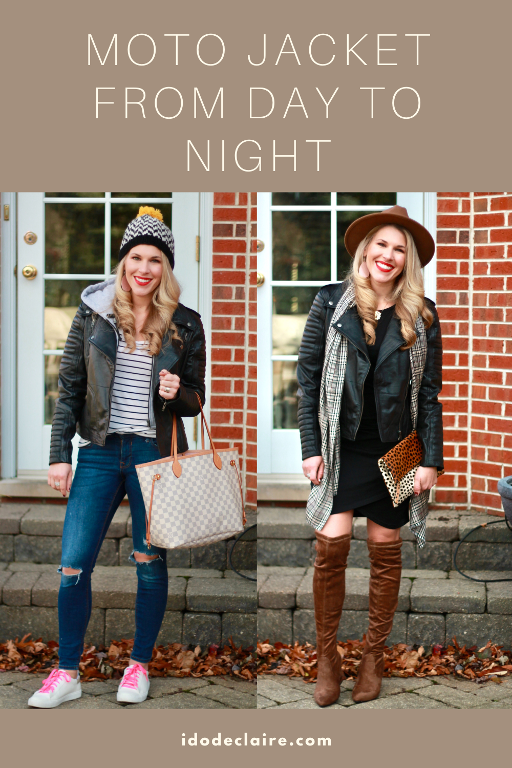 Moto Jacket from Day to Night & Confident Twosday Linkup