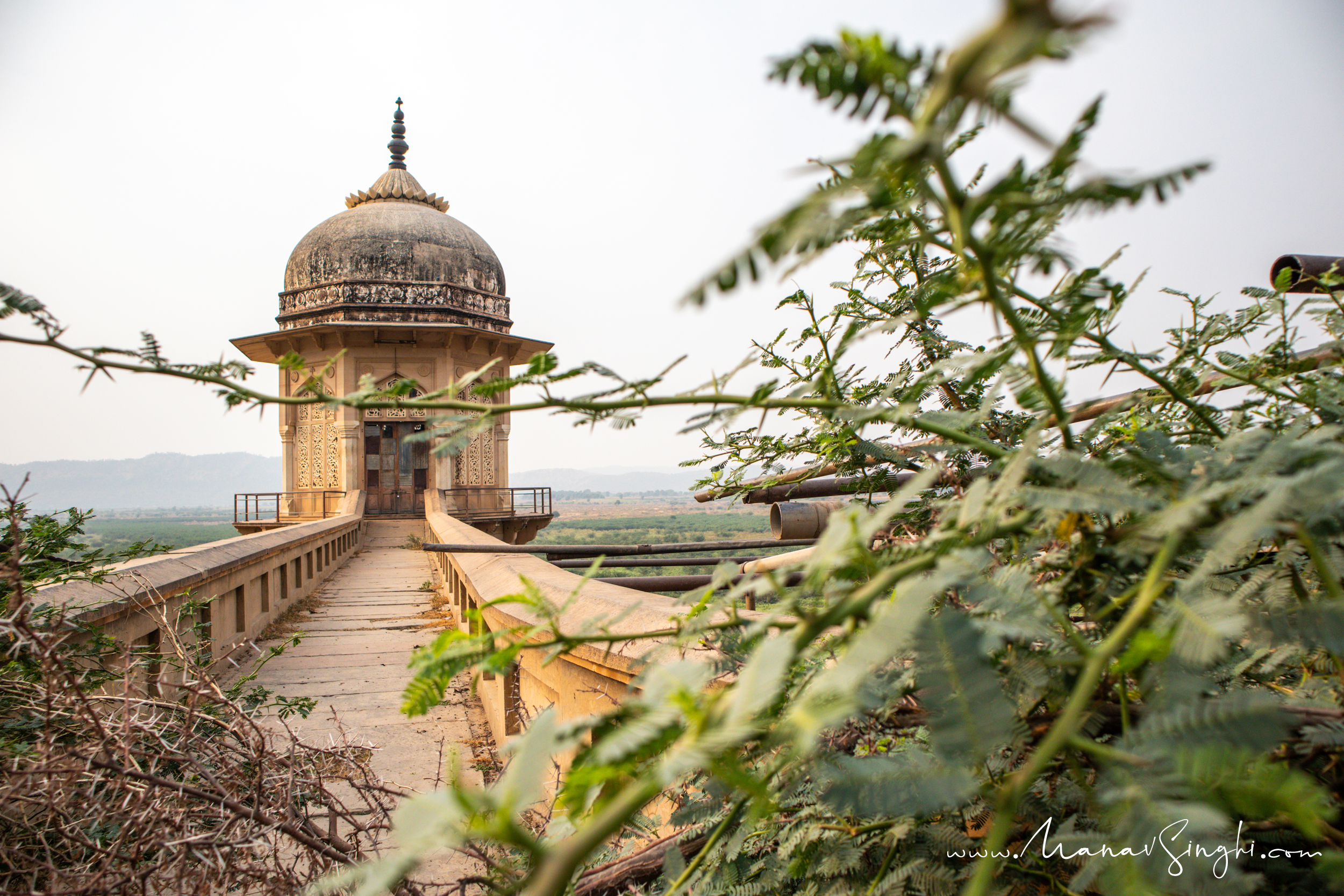 Watch Tower of Jamwa Ramgarh Lake Jaipur