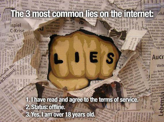 The Most Common Lies On The Internet