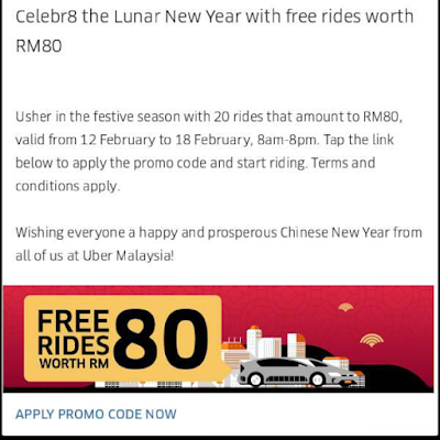 Uber Promo Code Malaysia FREE Rides Worth RM60 26 February ...