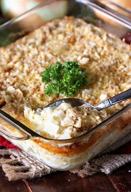 Cheesy Sweet Onion Bake The Kitchen is My Playground