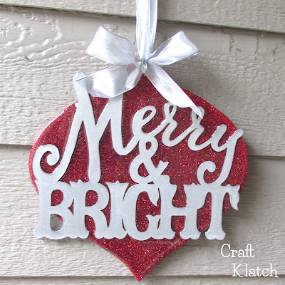 Dollar Tree Ornament Makeover #2 and this time we added glitz and glam to the Christmas decoration tutorial! A little resin and glitter make holiday art! Fun Christmas craft ideas! Dollar store crafts are great for decorating on a budget! #craftklatch #craftideas #chiristmas #christmascrafts #resin #resinart #dollartree #dollartreecrafts #dollartreediys
