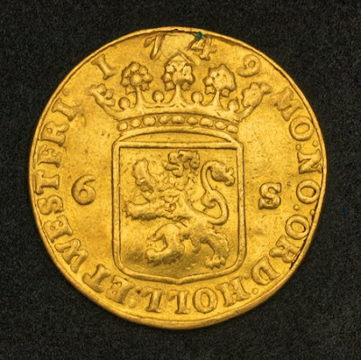 Holland 6 Stuivers Gold Coin