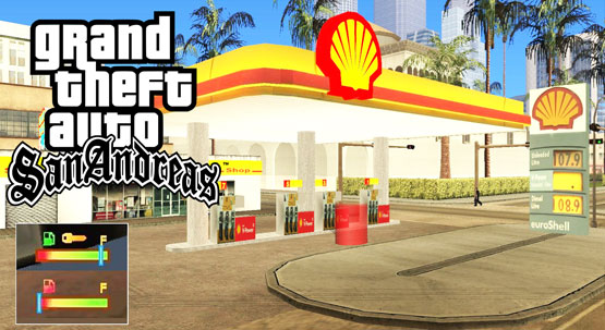 Petrol Station Mod For GTA San Pc 