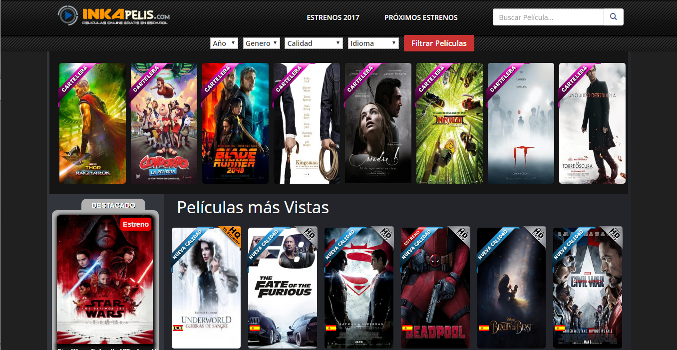Las 10 Mejores Paginas Para Ver Peliculas En Hd Gratis