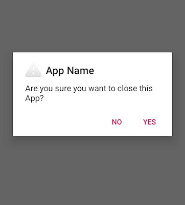 How to Add Exit Button in android Studio with Source Code just Copy and