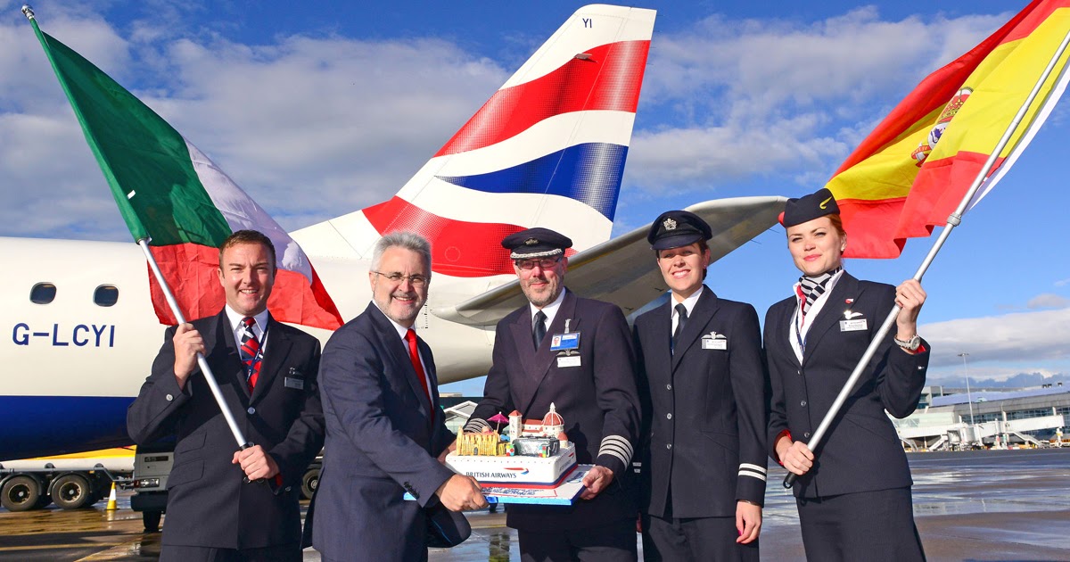 Birmingham Airport Photo Blog British Airways flights to Florence, Malaga and Palma take