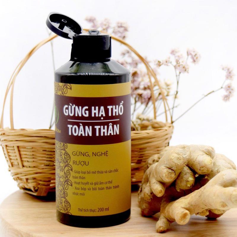 Gừng hạ thổ toàn thân