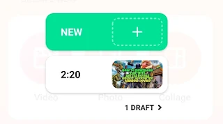 create new editing project
