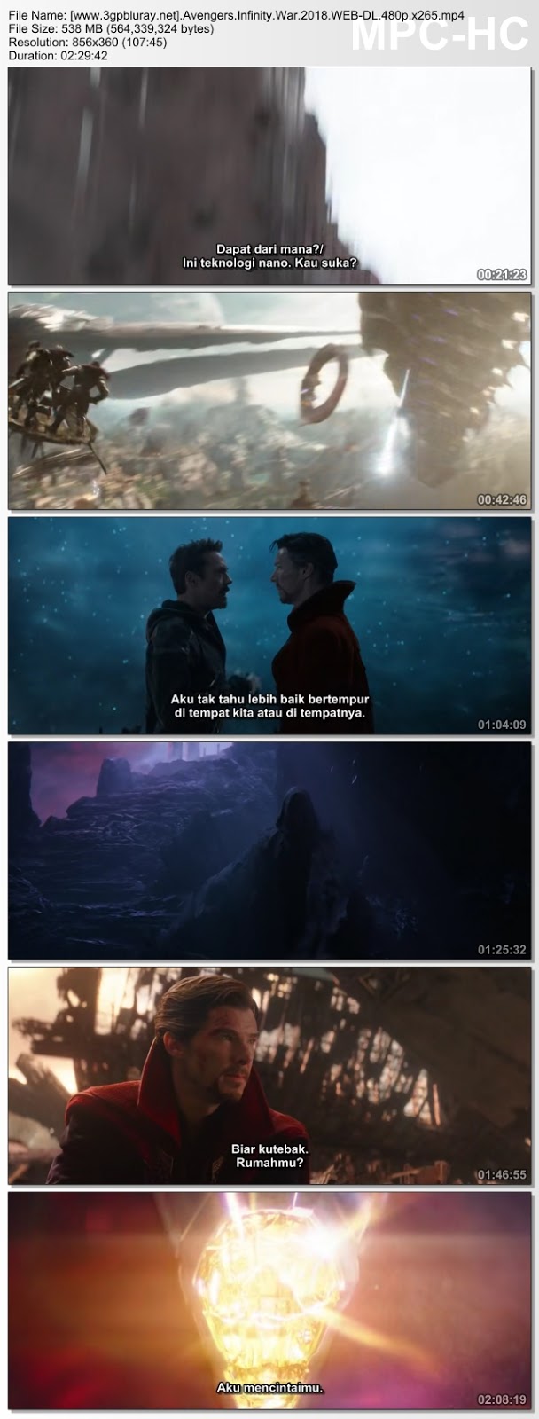 Screenshots Download Film Gratis Hardsub Indo Avengers: Infinity War (2018) WEB-DL BluRay 480p MP4 Subtitle Indonesia 3gp Screenshots Download Film Gratis Hardsub Indo Avengers: Infinity War (2018) WEB-DL 480p MP4 Subtitle Bahasa Indonesia 3GP