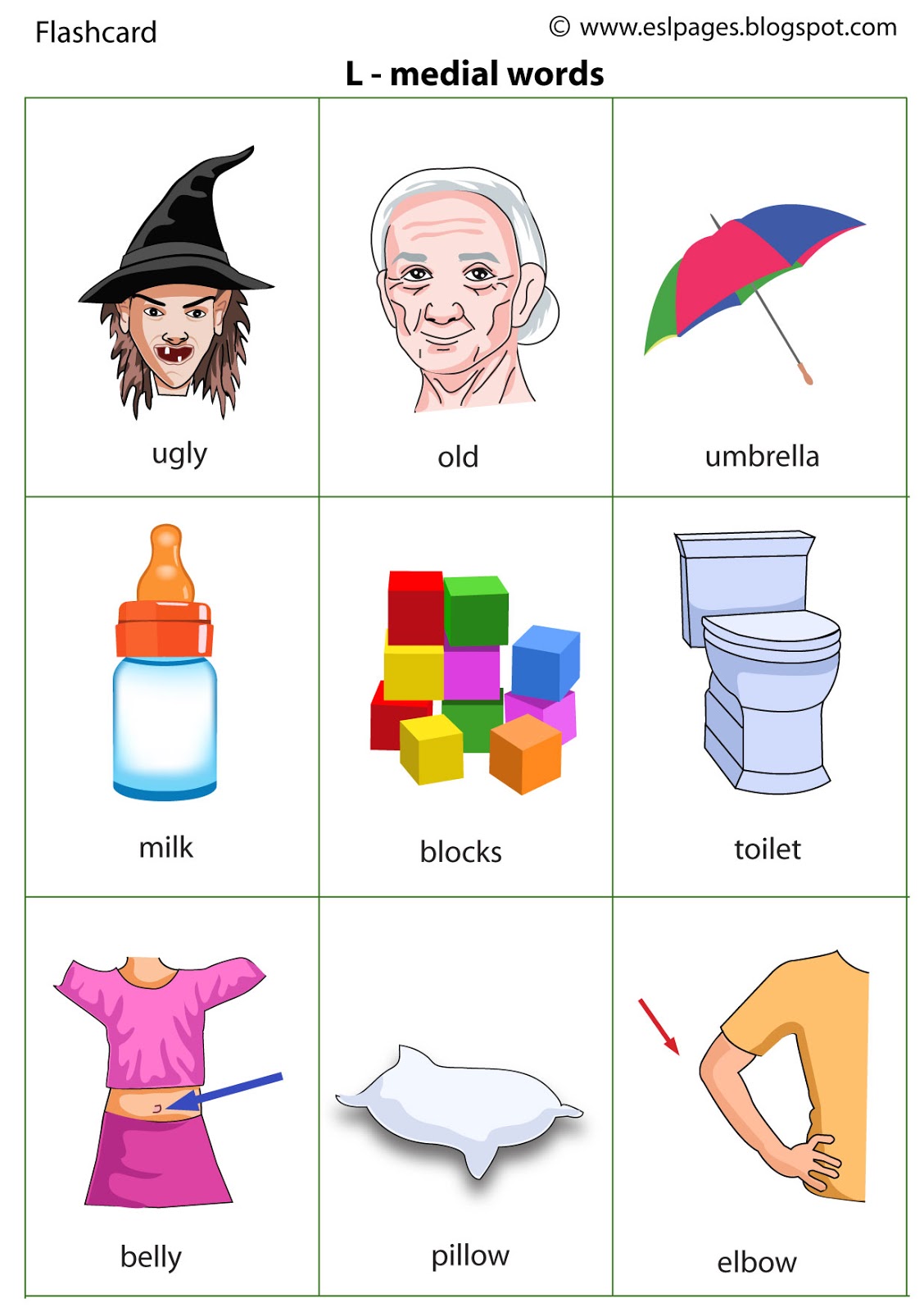 Speechild: speech and articulation worksheets