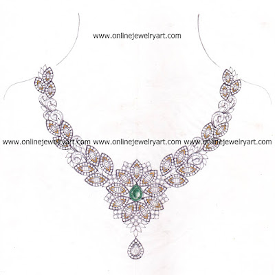 Diamond Necklace Designs | Beautiful Designs Of Diamond Necklace