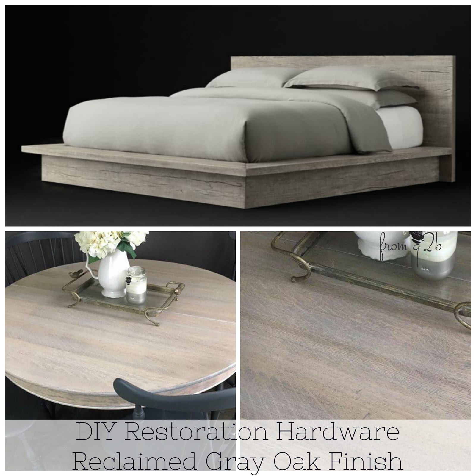 From Gardners 2 Bergers Diy Restoration Hardware Gray Oak