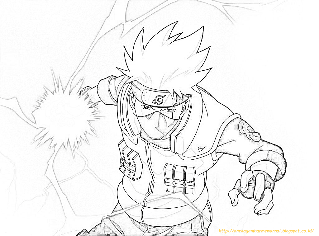 Belajar 10 Gambar Mewarnai Naruto Untuk Anak PAUD Dan TK ,-Terjemah