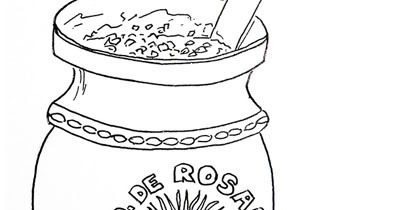 Dibujo De Un Mate Con Bombilla Para Colorear