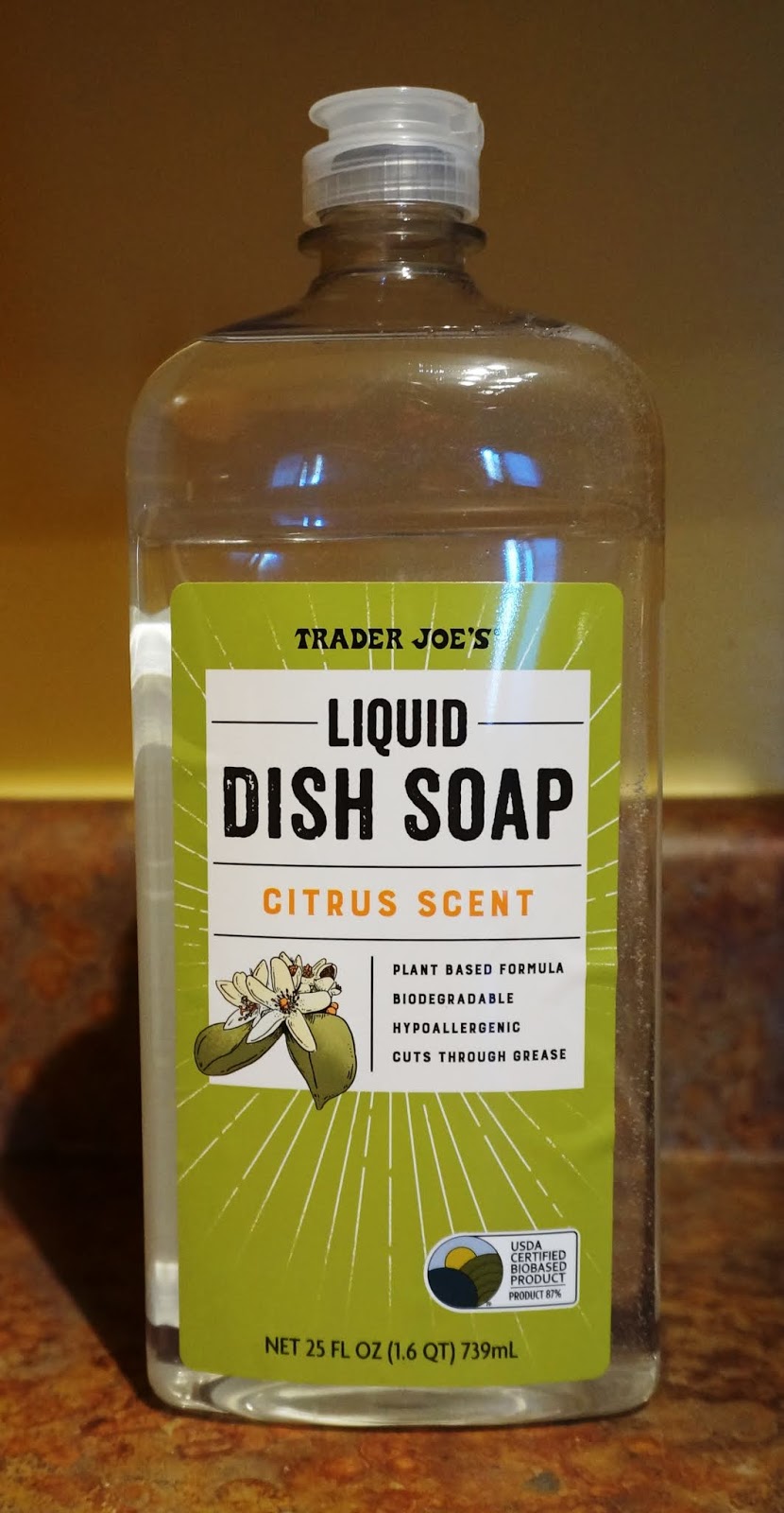 Exploring Trader Joe's Trader Joe's Liquid Dish SoapCitrus Scent