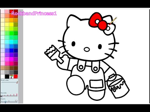 Hello Kitty Coloring Pages Games ~ Coloring Pages