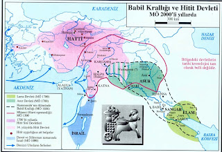 Tarih Haritaları: Babil Krallığı ve Hititler Haritası