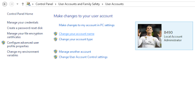 Acount di Windows 8