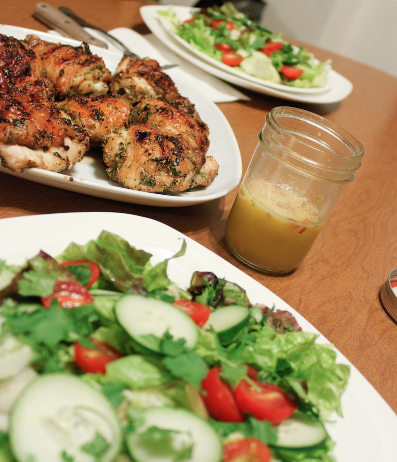 Cilantro and coriander chicken (Thai inspired)