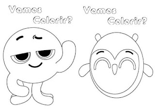 Desenho para Colorir Bolofofos - Desenho para Colorir
