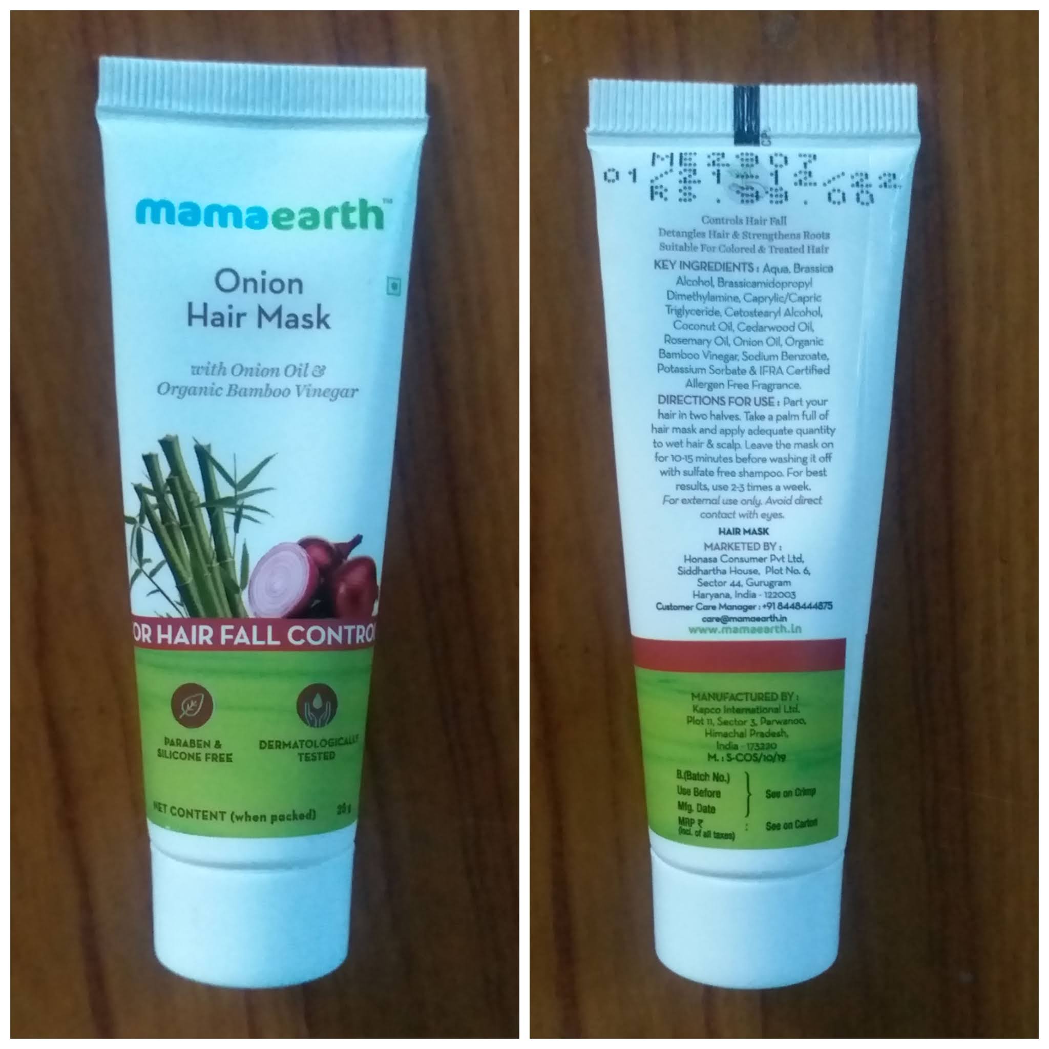 Mamaearth Onion Hair Mask Review - RJ PRO REVIEWS