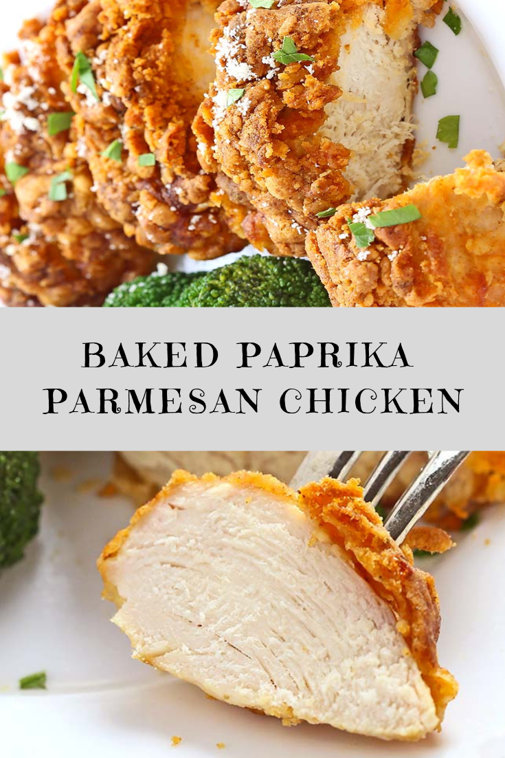 Baked Paprika Parmesan Chicken Recipe