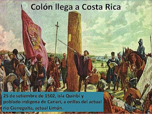 LLEGADA DE COLÓN A COSTA RICA
