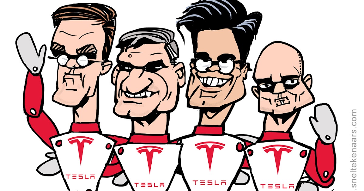 politieke-prenten-tesla-tax-relief-puppets-rutte-buma-jetten-segers