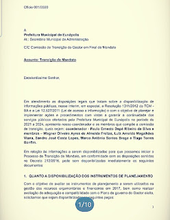 Cordélia dá início à Transição de Governo e prefeito publica decreto constituindo comissão 6