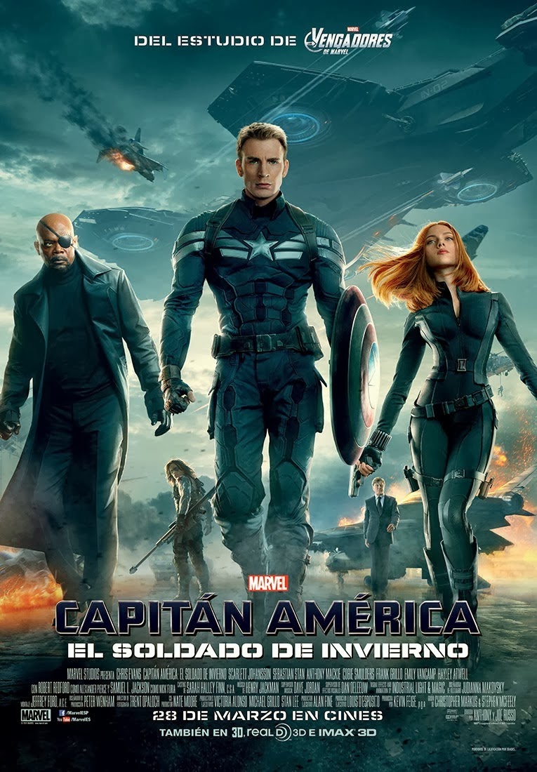 ｃｉａ こちら映画中央情報局です Captain America キャプテン アメリカ ウィンター ソルジャー が エミリー ヴァンキャンプが演じるエージェント13 シャロン カーターを初登場させたインターナショナル版の予告編と スペイン語版の新しいポスター