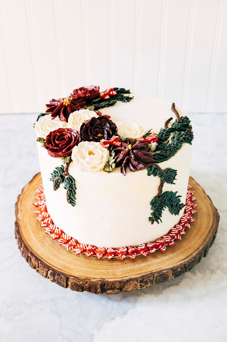 christmas wreath cake