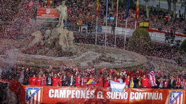 El Atlético de Madrid campeón de la liga BBVA 2013-2014
