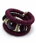 Purple Spiral Bracelet