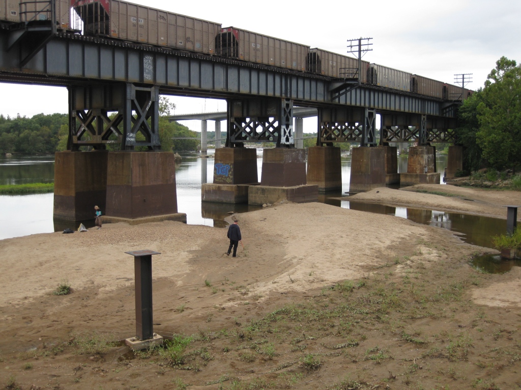 Today on the James: Brown's Island Trash Cleanup