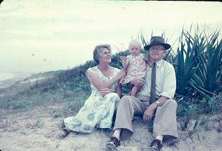 Fingal Dunes, early 1960s, Grandma, Grandpa and I Fingal Dunes, early 1960s, Grandma, Grandpa and I