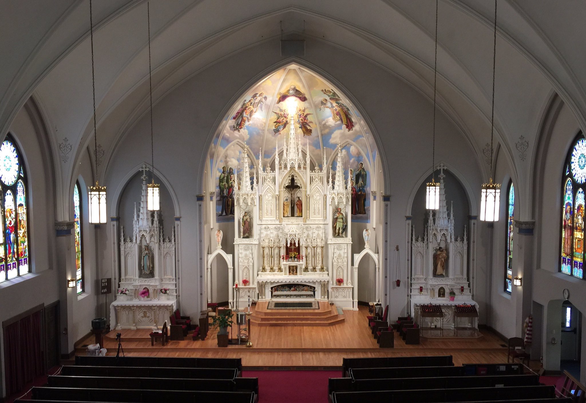 Before and After St. Wenceslaus in Wahoo, Nebraska Liturgical Arts