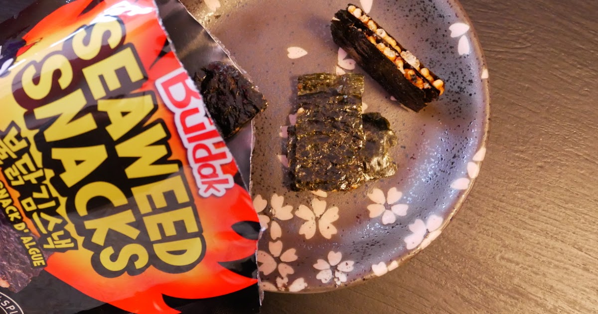 Nasch und Bentoblog Snackreview 29 und 30 Buldak Seaweed Snack und Volcano Chicken Noodle
