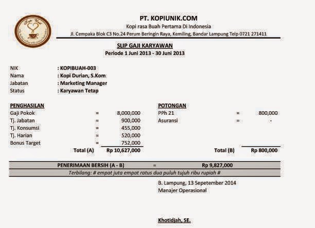 Featured image of post Contoh Slip Gaji Pt Indofood Akhir bulan sebentar lagi nih pasti gak sabar nunggu angin segar datang kan