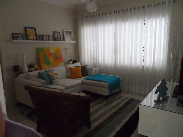 Repaginando a sala de estar!