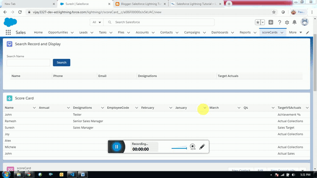 Search Record Functionality in Lightning Web Component (LWC) - Life